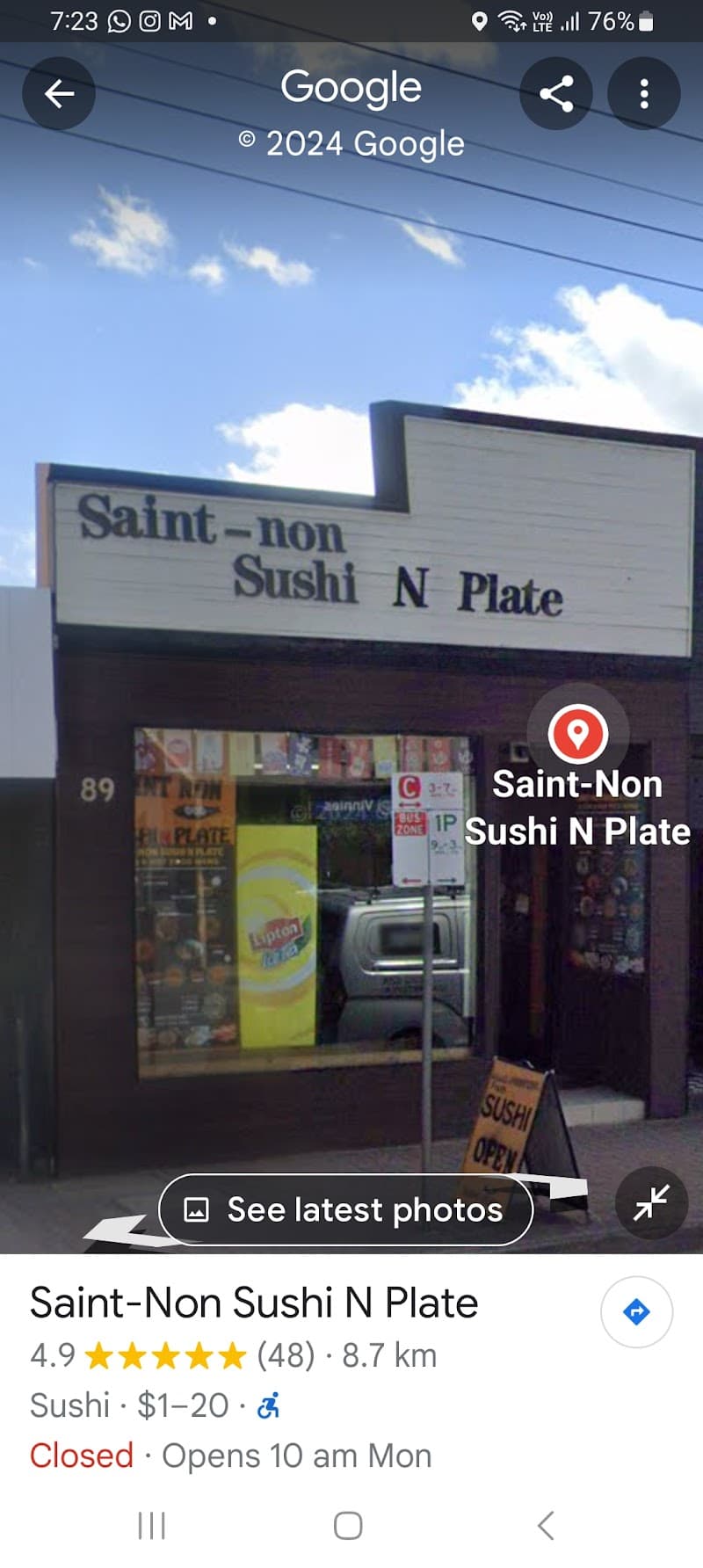 Saint-Non Sushi N Plate (Eastwood)